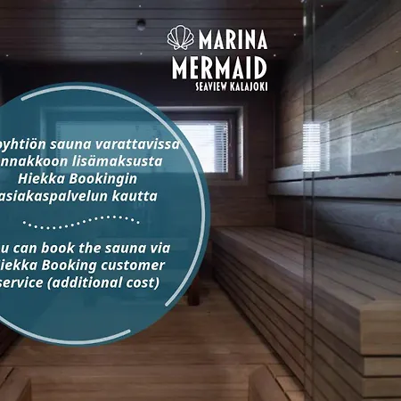 Marina Mermaid Seaview Hiekkasaerkaet - Uusi Merinaekoealahuoneisto, Sisaeltaeae Liinavaatteet * Kalajoki