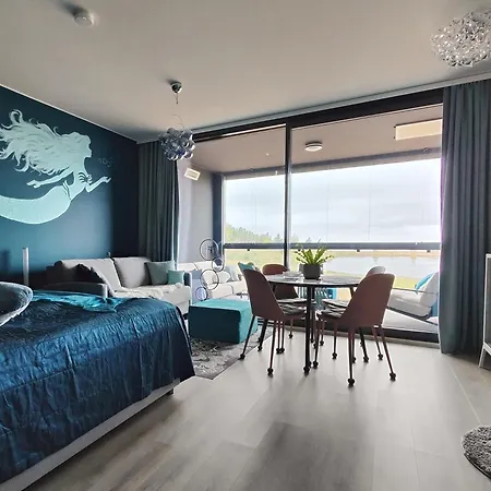 Marina Mermaid Seaview Hiekkasaerkaet - Uusi Merinaekoealahuoneisto, Sisaeltaeae Liinavaatteet 칼라조키