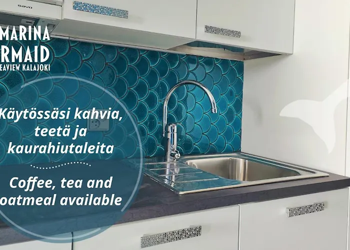 Marina Mermaid Seaview Hiekkasaerkaet - Uusi Merinaekoealahuoneisto, Sisaeltaeae Liinavaatteet