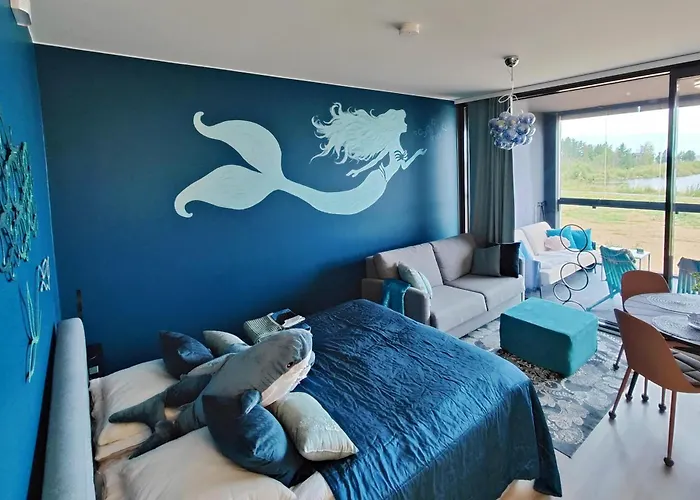 Marina Mermaid Seaview Hiekkasaerkaet - Uusi Merinaekoealahuoneisto, Sisaeltaeae Liinavaatteet 아파트